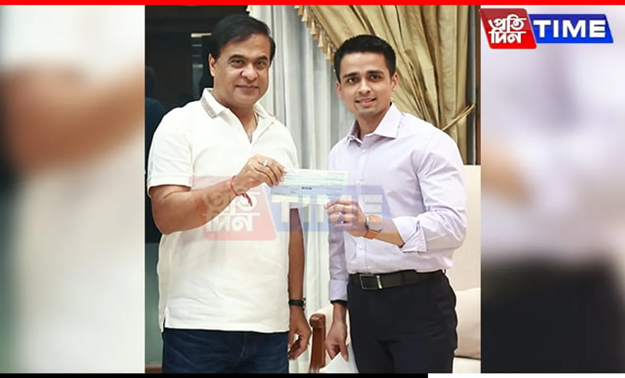 Purbanchal Cement Ltd. Donates ₹20 Lakhs to CM Relief Fund for Assam Flood Victims